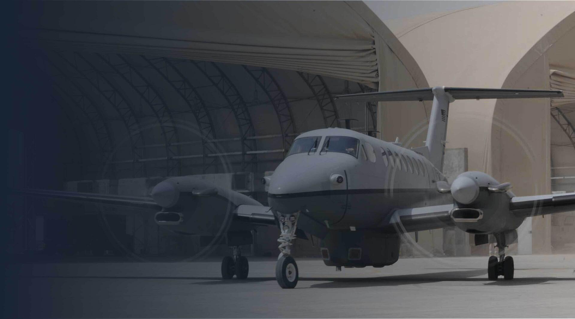 Aircraft from Project Liberty C3ISR field support services and pilot and operations training